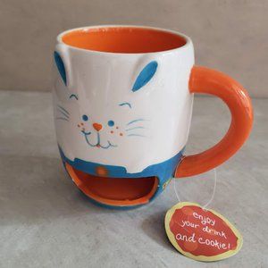 Cookie Hole Bunny Mug NWT